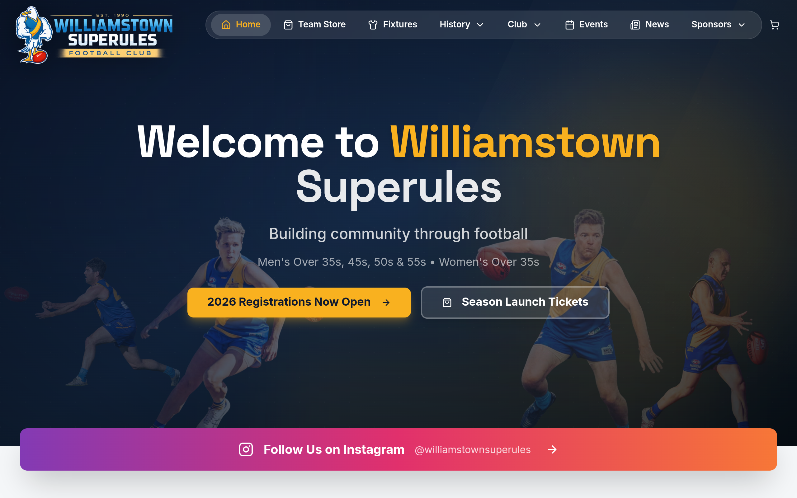 Screenshot of Williamstown Superules